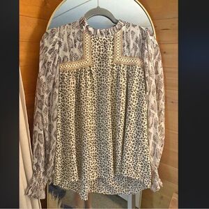 Leopard Print Women's Top